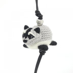Loewe Raccoon Felt Charm Keychain — view 2