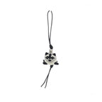 Loewe Raccoon Felt Charm Keychain