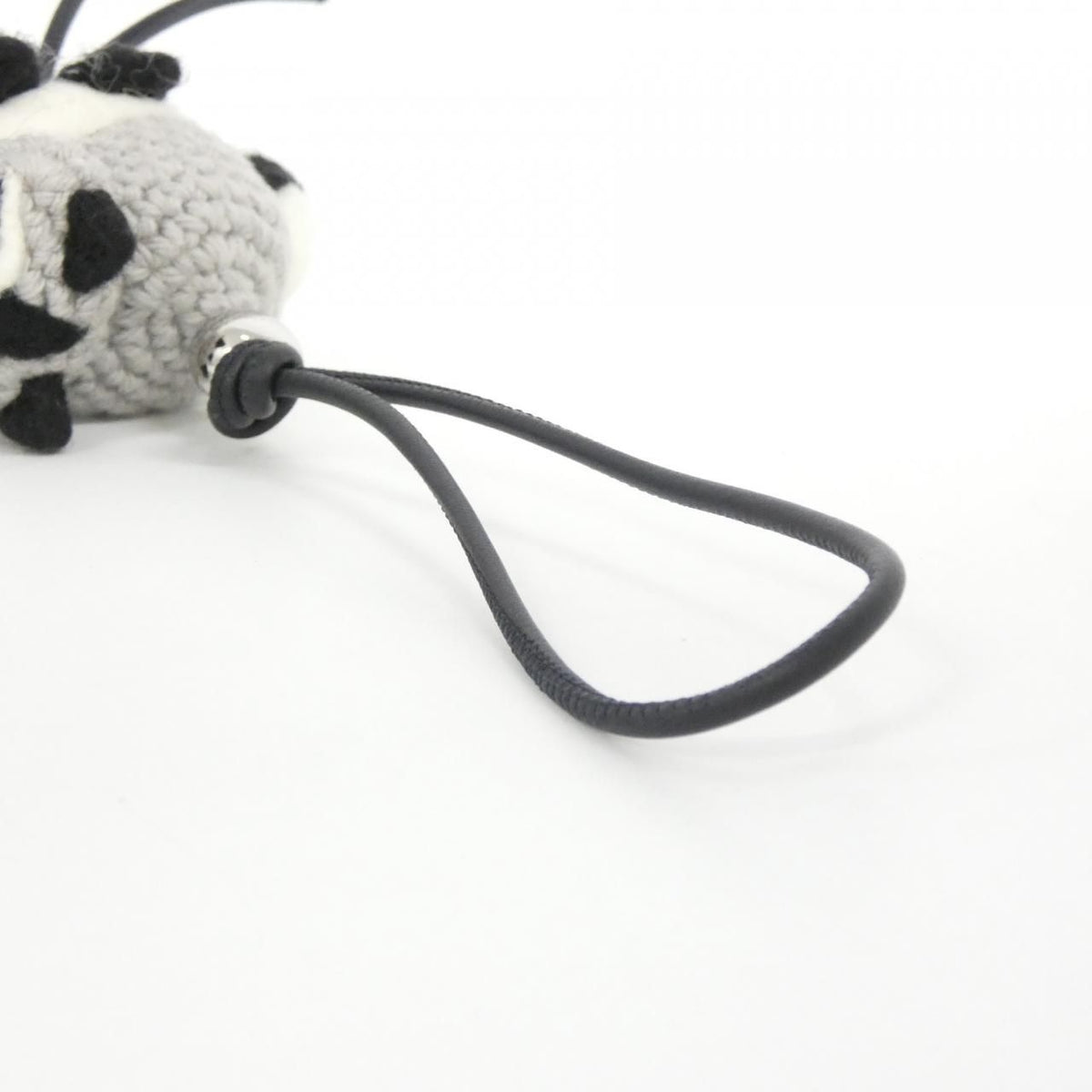 Loewe Raccoon Felt Charm Keychain — view 5