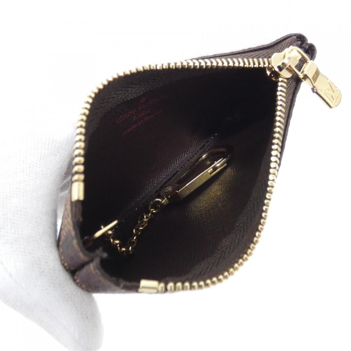 Louis Vuitton Damier Card Key Case Pochette Cles Coin & Key Holder Keychain — view 3