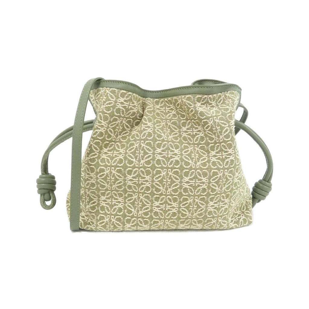 Loewe Flamenco Clutch Green