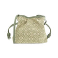 Loewe Flamenco Clutch Green