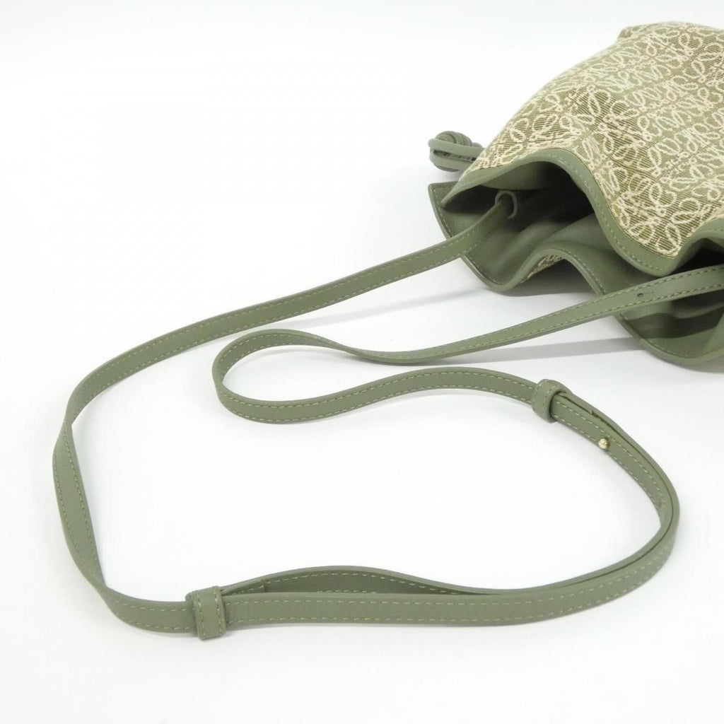 Loewe Flamenco Clutch Green — view 4