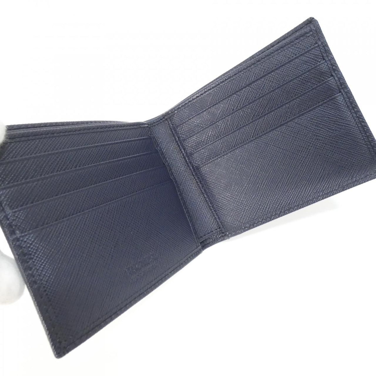 Prada Billfold Wallet Silver — view 3