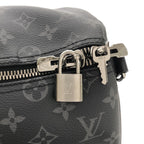 Louis Vuitton Monogram Eclipse Keepall Bandouliere 45 Boston Bag — view 3