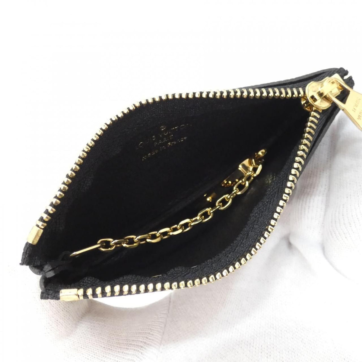 Louis Vuitton Bicolor Monogram Empreinte Pochette Cles Coin & Key Case Key — view 4
