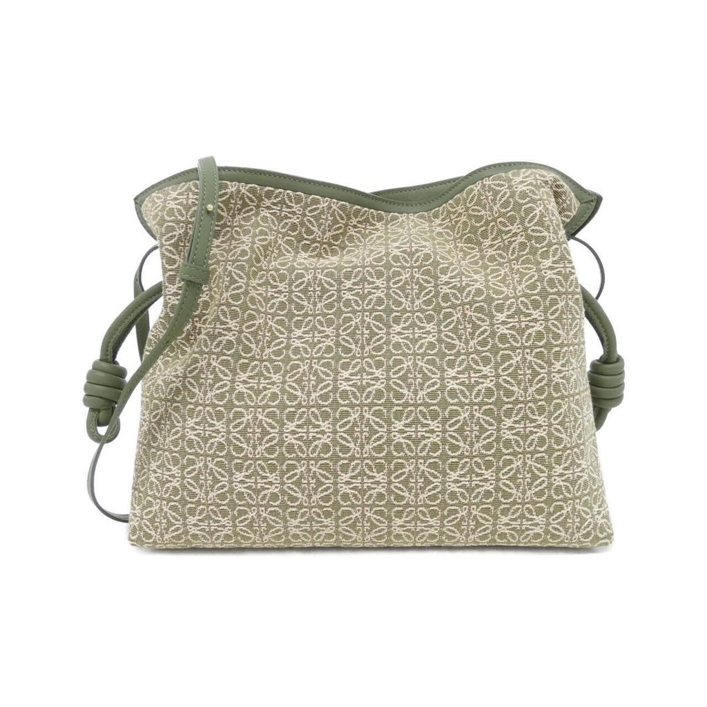 Loewe Flamenco Clutch Green