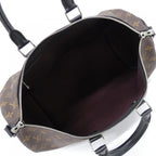 Louis Vuitton Monogram Macassar Keepall Bandouliere 45 Boston Bag — view 6