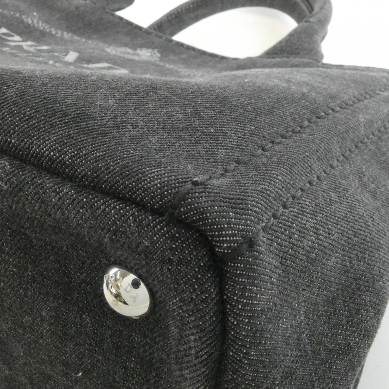 Prada Bag Handbag Silver — view 4