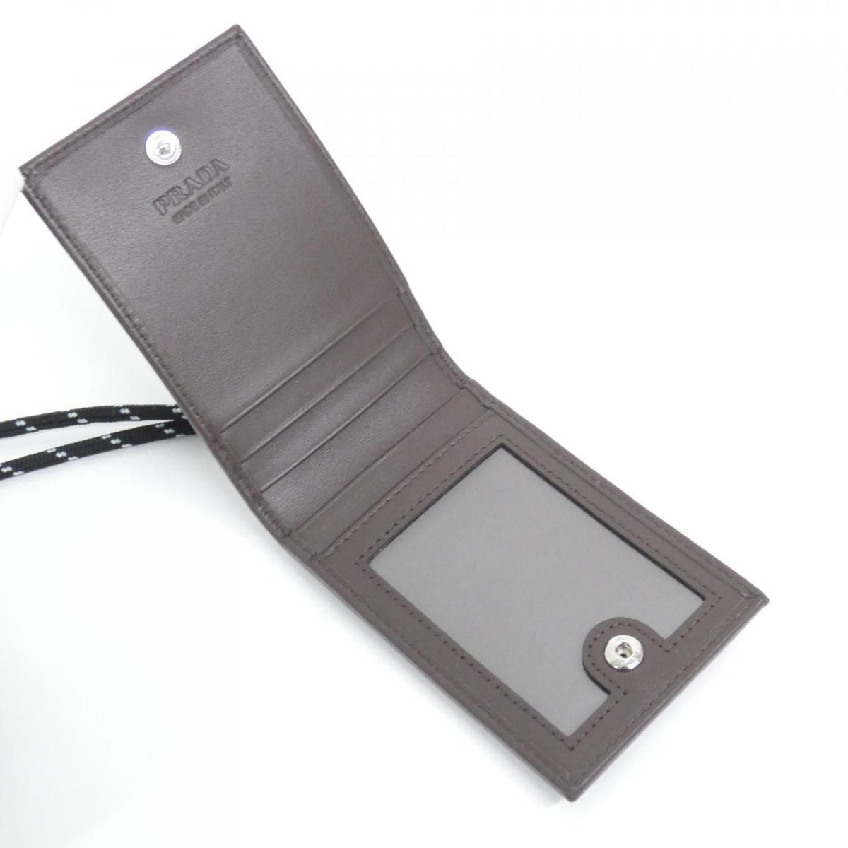 Prada Card Case Holders Silver — view 5
