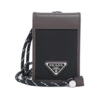 Prada Card Case Holders Silver