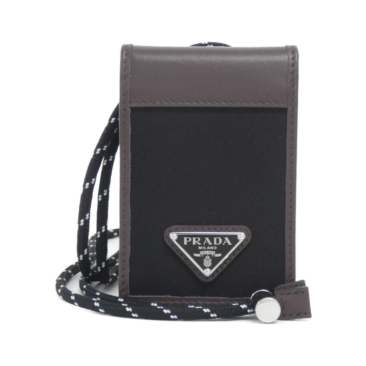 Prada Card Case Holders Silver