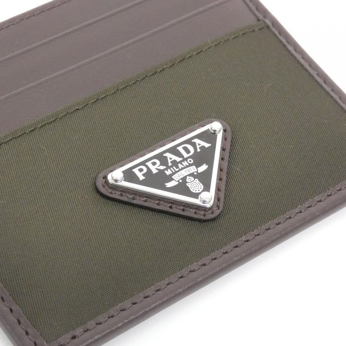 Prada Card Case Holders Silver — view 3