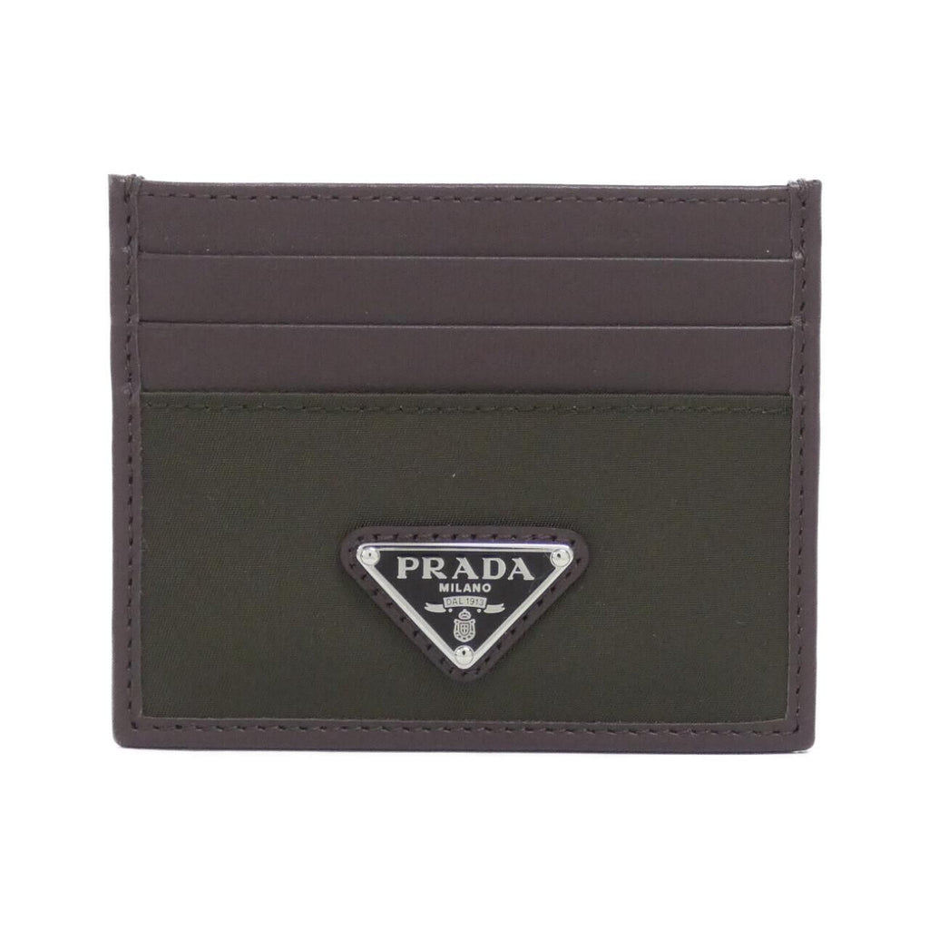 Prada Card Case Holders Silver