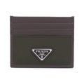 Prada Card Case Holders Silver