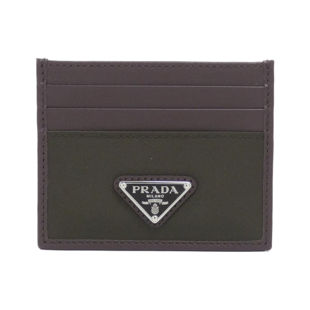 Prada Card Case Holders Silver