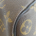 Louis Vuitton Monogram Macassar Keepall Bandouliere 45 Boston Bag — view 3