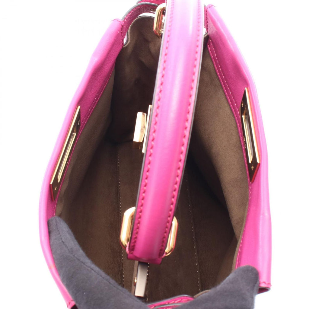 Fendi Handbag Peekaboo Regular Pink Leather Medium — view 3