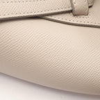 Celine Belt Bag Micro 2-Way Light Gray Leather — view 8