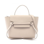 Celine Belt Bag Micro 2-Way Light Gray Leather