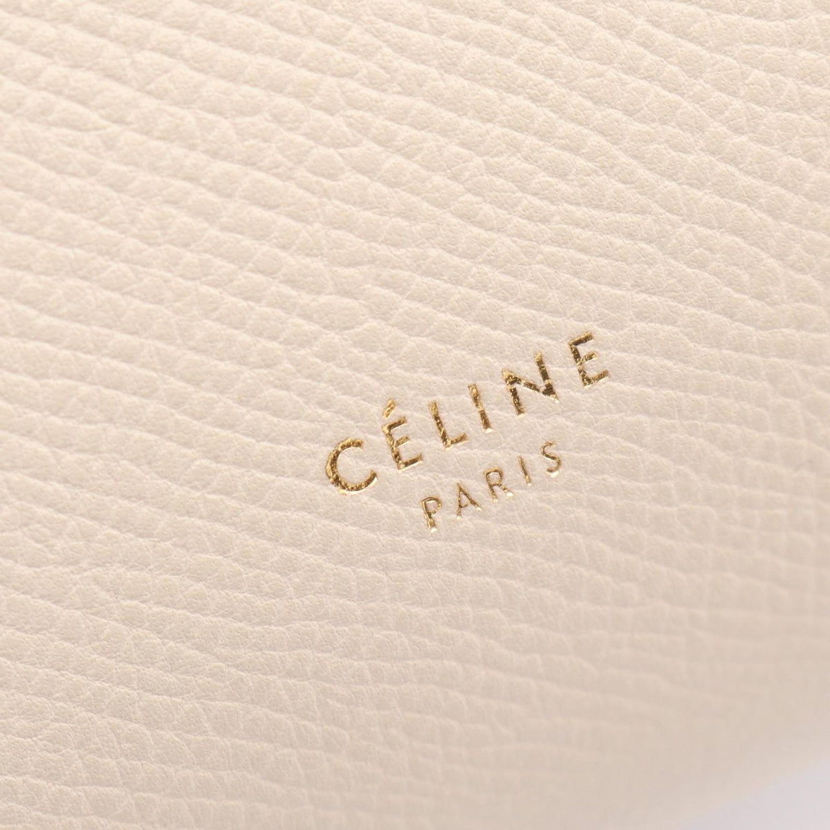 Celine Belt Bag Micro 2-Way Light Gray Leather — view 4