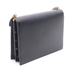 Saint Laurent Paris Shoulder Bag Cassandra Black Leather Chain — view 2