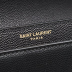 Saint Laurent Paris Shoulder Bag Cassandra Black Leather Chain — view 4
