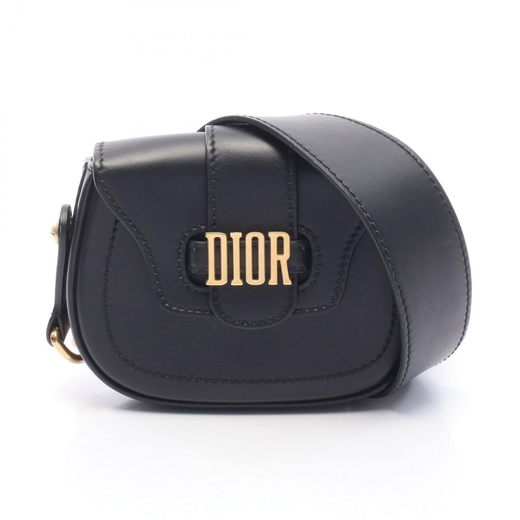 Dior Shoulder Bag D-fence Defense Mini Black Leather