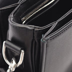 Celine Shoulder Bag Besace Triomphe Black Leather Small Strap — view 5