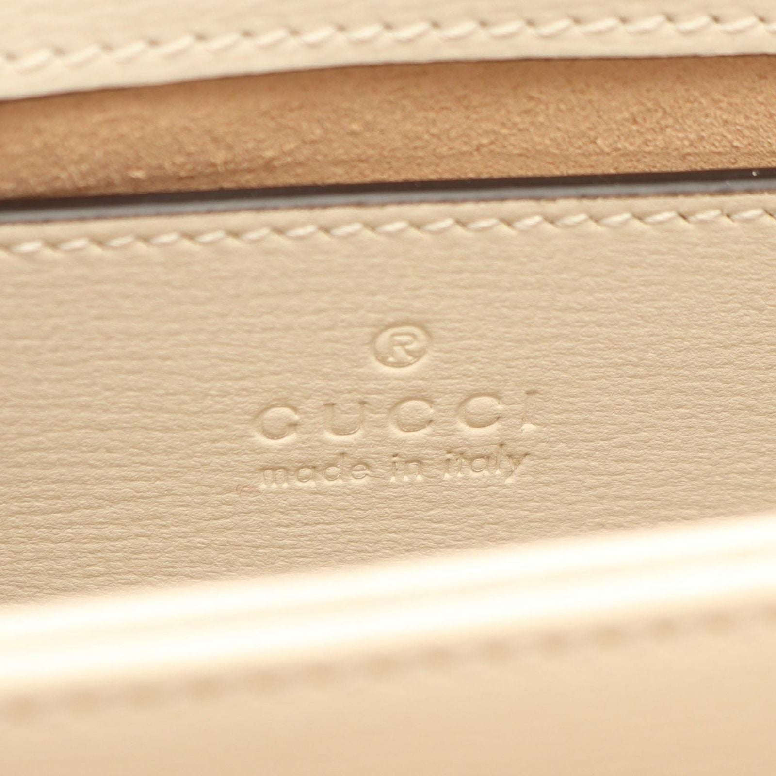 Gucci Handbag Horsebit Ivory Leather 1955 Small Top Handle Bag — view 4