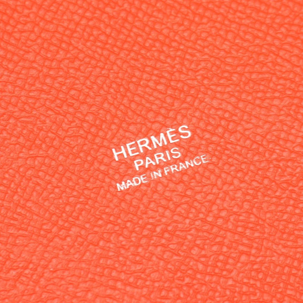 Hermes Handbag Picotin Lock MM Capucines Celeste Rouge Ash Leather Tresage — view 4