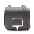 Hermes Shoulder Bag Della Cavalleria Mini Black Leather