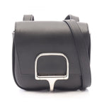 Hermes Shoulder Bag Della Cavalleria Mini Black Leather
