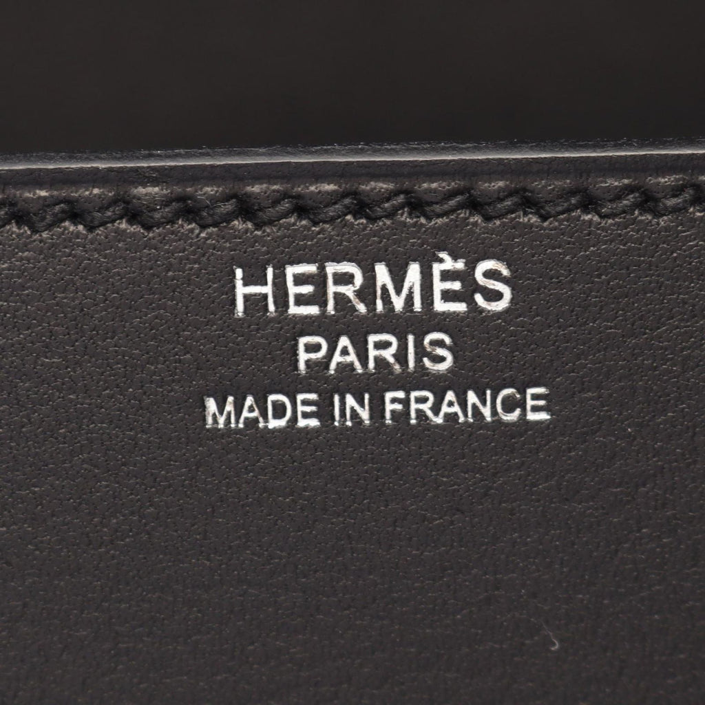 Hermes Shoulder Bag Della Cavalleria Mini Black Leather — view 4