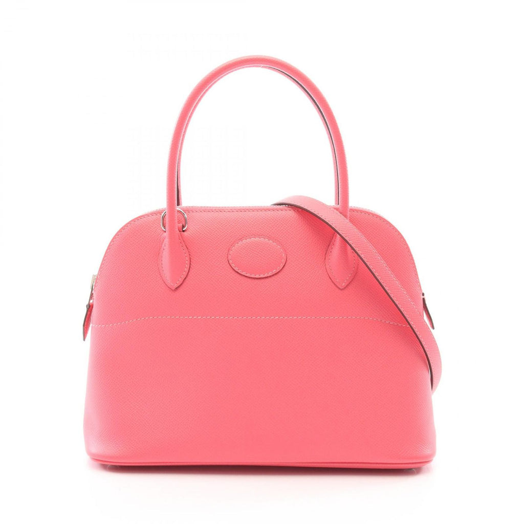 Hermes Handbag Bolide 27 Rose Azale Leather