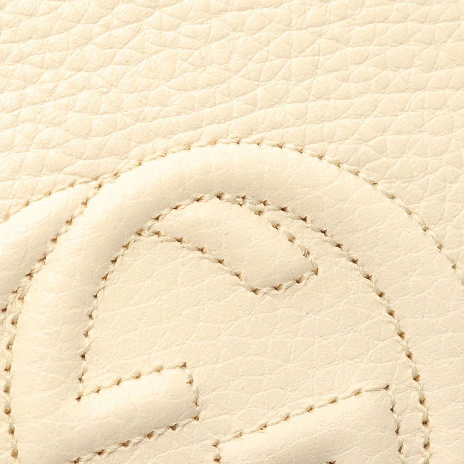 Gucci Shoulder Bag Soho Ivory Leather Chain Wallet — view 6