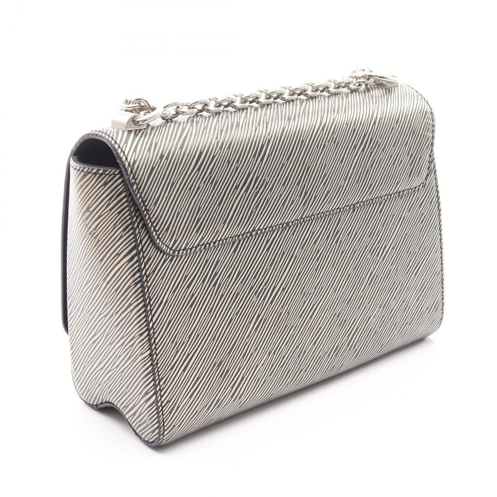 Louis Vuitton Shoulder Bag Twist MM Epi Metallic Silver Leather — view 2