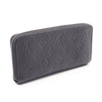 Louis Vuitton Round Wallet Zippy Horizontal Taurillon Monogram Noir Leather — view 2