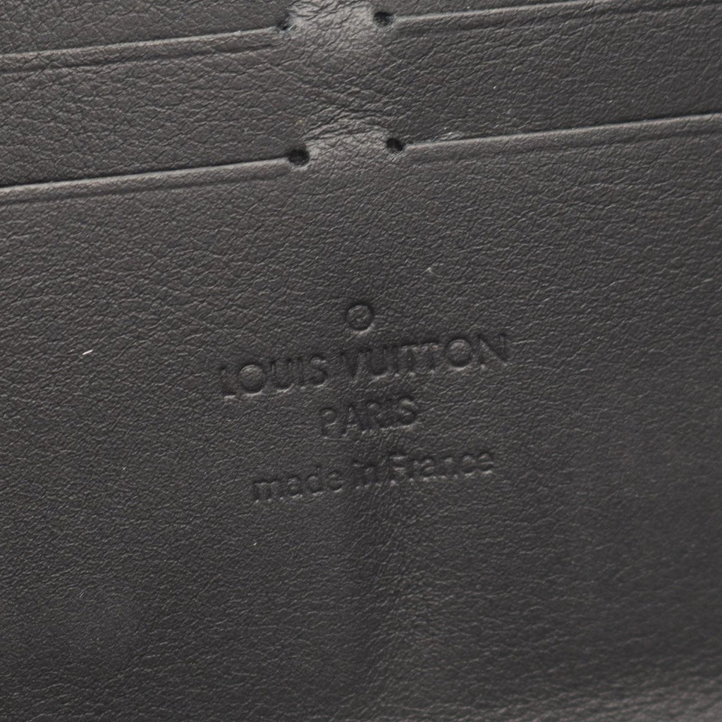 Louis Vuitton Round Wallet Zippy Horizontal Taurillon Monogram Noir Leather — view 4