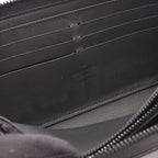 Louis Vuitton Round Wallet Zippy Horizontal Taurillon Monogram Noir Leather — view 8