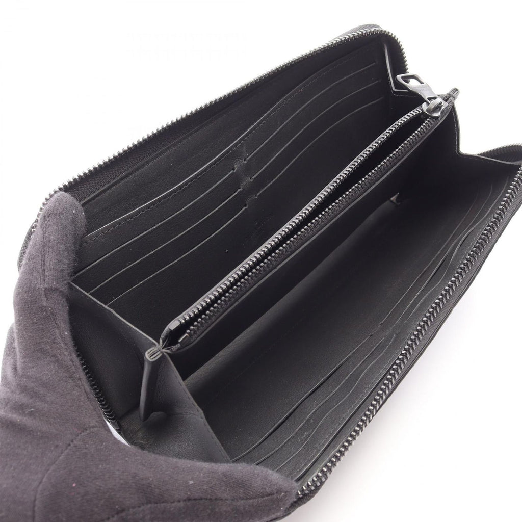 Louis Vuitton Round Wallet Zippy Horizontal Taurillon Monogram Noir Leather — view 3