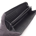 Louis Vuitton Round Wallet Zippy Horizontal Taurillon Monogram Noir Leather — view 3
