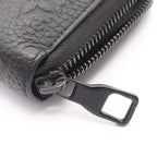 Louis Vuitton Round Wallet Zippy Horizontal Taurillon Monogram Noir Leather — view 6