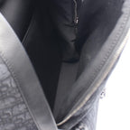 Dior Backpack 8 Oblique Black Dark Gray Canvas Leather — view 3