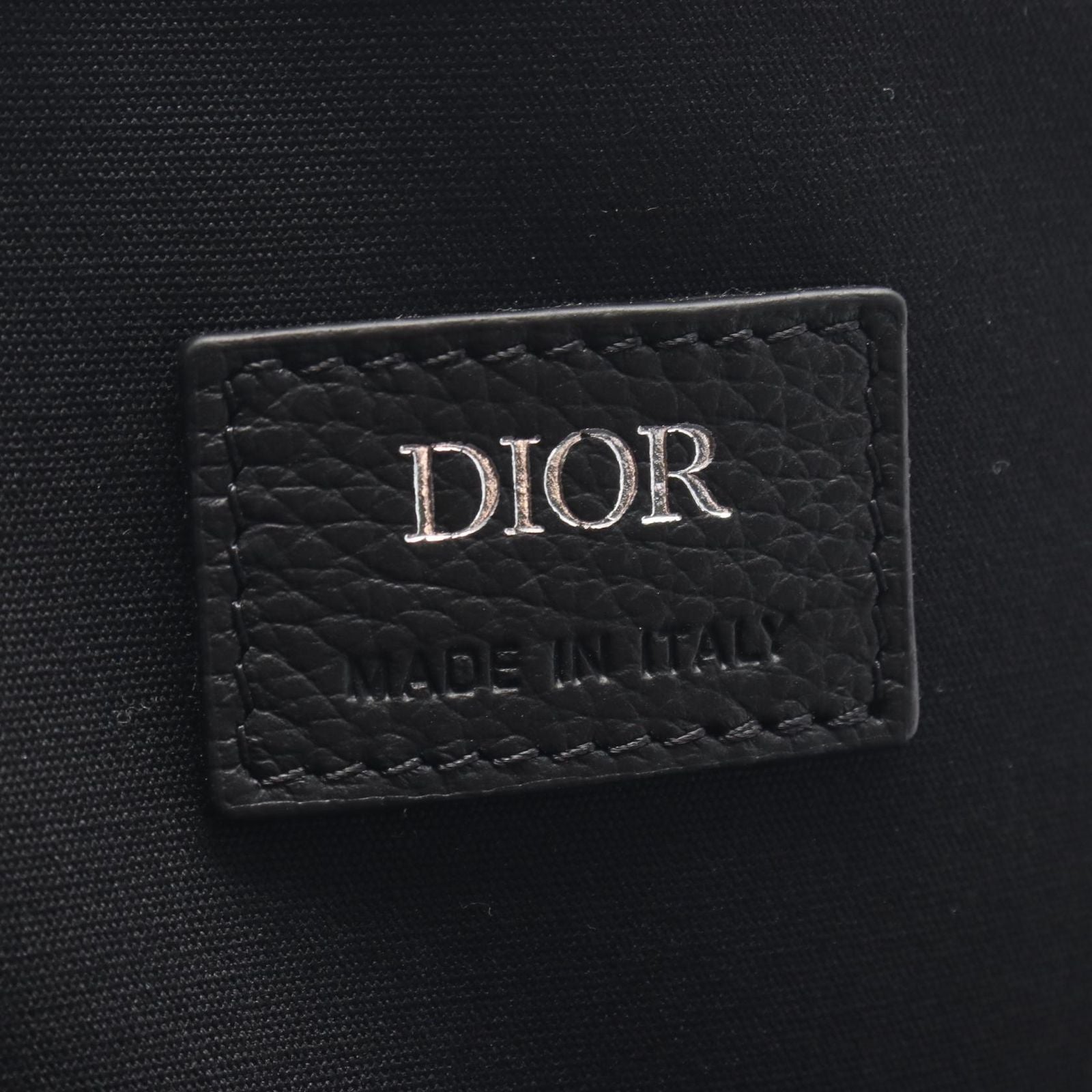 Dior Backpack 8 Oblique Black Dark Gray Canvas Leather — view 4