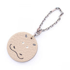Hermes Charm Animal Cabas Tourtiere Gray Keychain