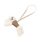 Hermes Charm Buddy Epi Etoupe Cles Shearling Keychain