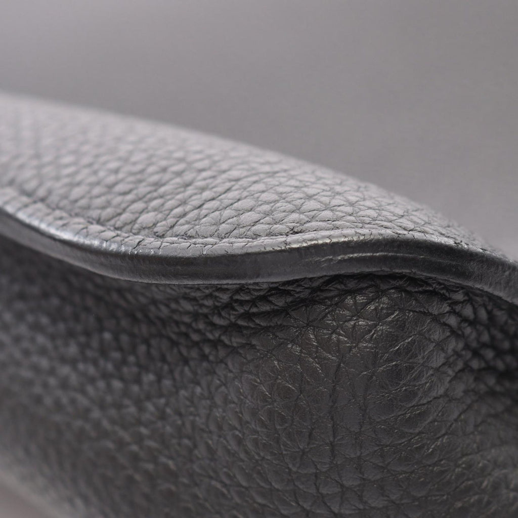 Hermes Shoulder Bag Steve Wright Black Leather — view 7