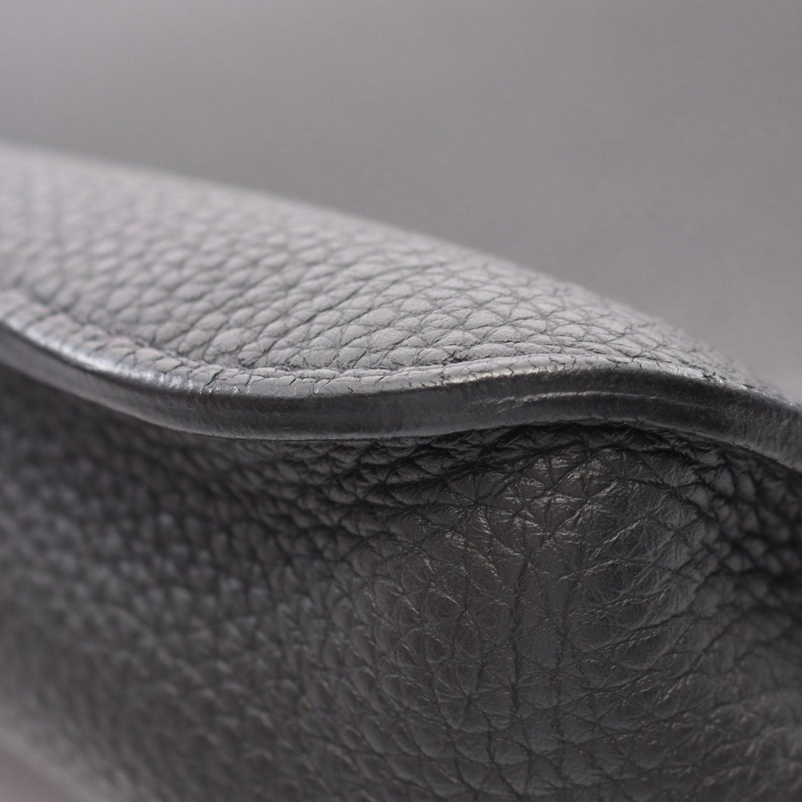 Hermes Shoulder Bag Steve Wright Black Leather — view 7