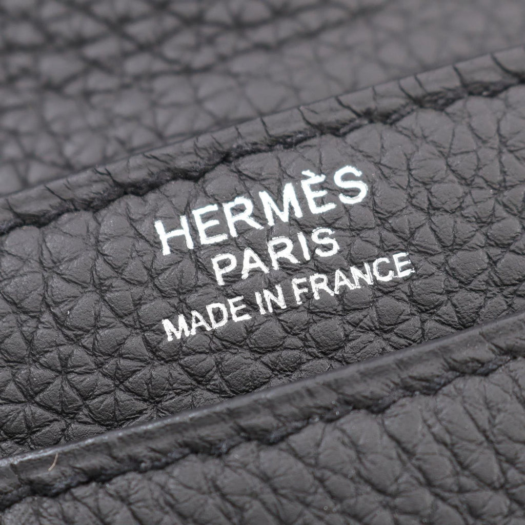 Hermes Shoulder Bag Steve Wright Black Leather — view 4